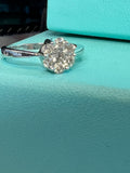 Diamond Cluster Ring